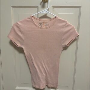 Urban Outfitters peach baby tee